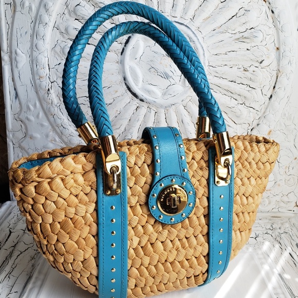 Michael Kors Handbags - Michael Kors Woven Straw Bag 0127